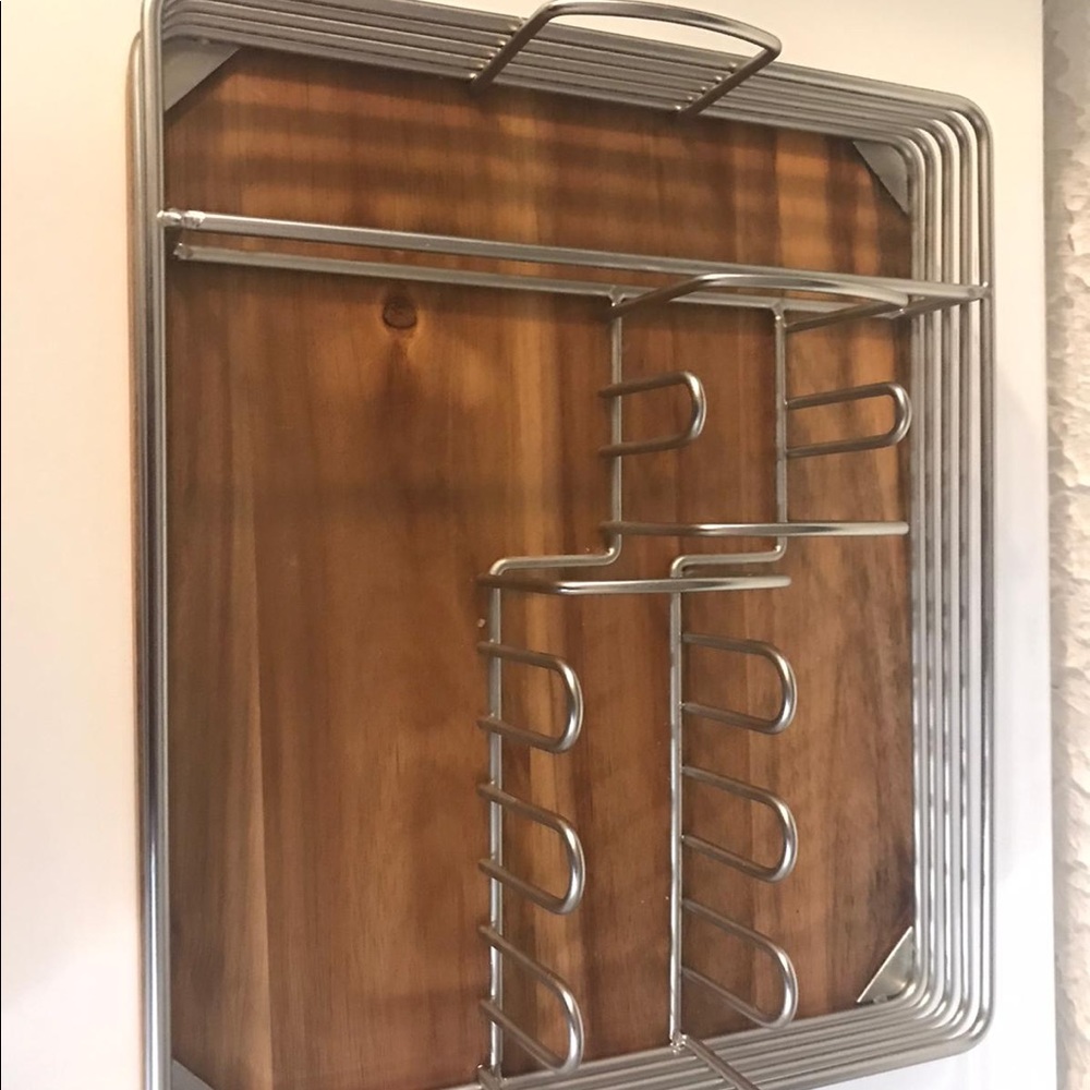 2/$30 Bamboo wooden cutlery organizer